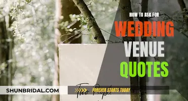 Requesting Wedding Venue Quotes: A Guide