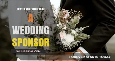 How to Gracefully Ask a Friend to Sponsor Your Wedding