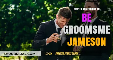 How to Ask Friends to Be Groomsmen with Jameson Whiskey