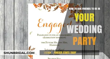 Thoughtful Ways to Invite Your Friends to Join Your Wedding Party
