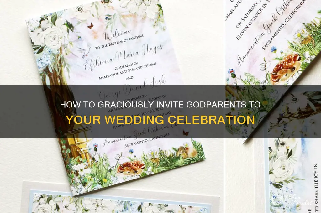 how to ask godparents for wedding