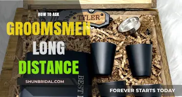 Creative Ways to Pop the Groomsmen Question from Afar