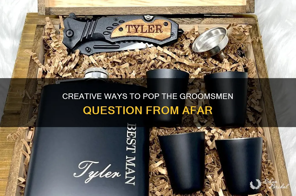 how to ask groomsmen long distance