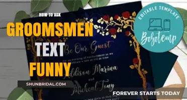 Hilarious Ways to Invite Your Groomsmen: Crafting the Perfect Funny Text