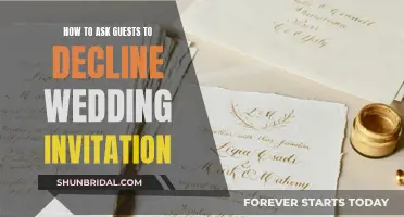 Declining Wedding Invitations: Gracefully Excusing Guests with Kindness