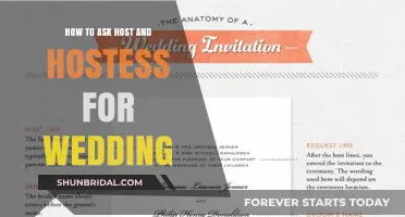 Mastering the Art of Asking Your Wedding Host and Hostess