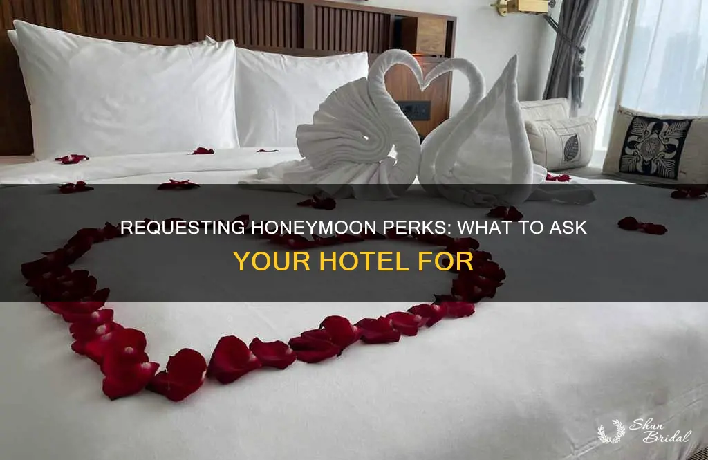 how to ask hotel for honeymoon
