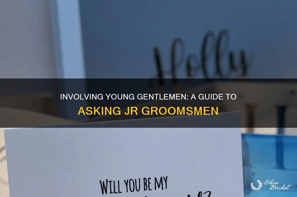 how to ask jr groomsmen