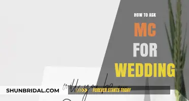 Mastering the Art of Requesting a Wedding MC: A Step-by-Step Guide