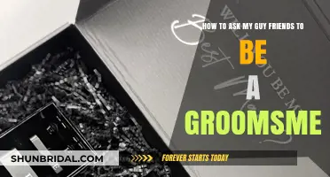 How to Ask Your Guy Friends to Be Groomsmen: A Guide