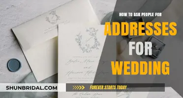 Elegant Ways to Request Guest Addresses for Your Wedding Invitations