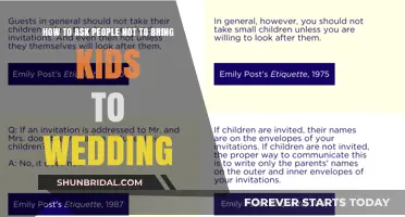 Child-Free Wedding Etiquette: How to Politely Request an Adult-Only Celebration