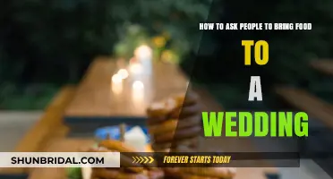 Creative Ways to Request Guests Bring Food to Your Wedding Celebration