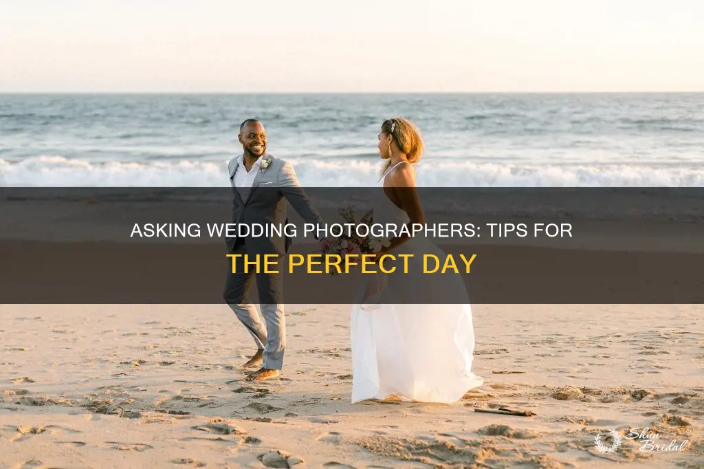 how to ask photographers about weddings