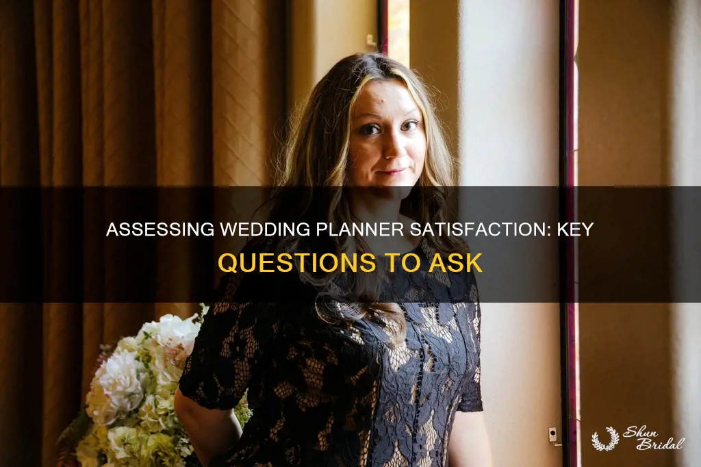 how to ask satisfaction questions for wedding planner