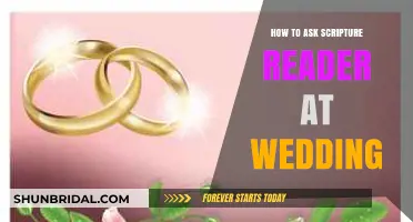 Elegant Ways to Invite a Scripture Reader for Your Wedding Ceremony
