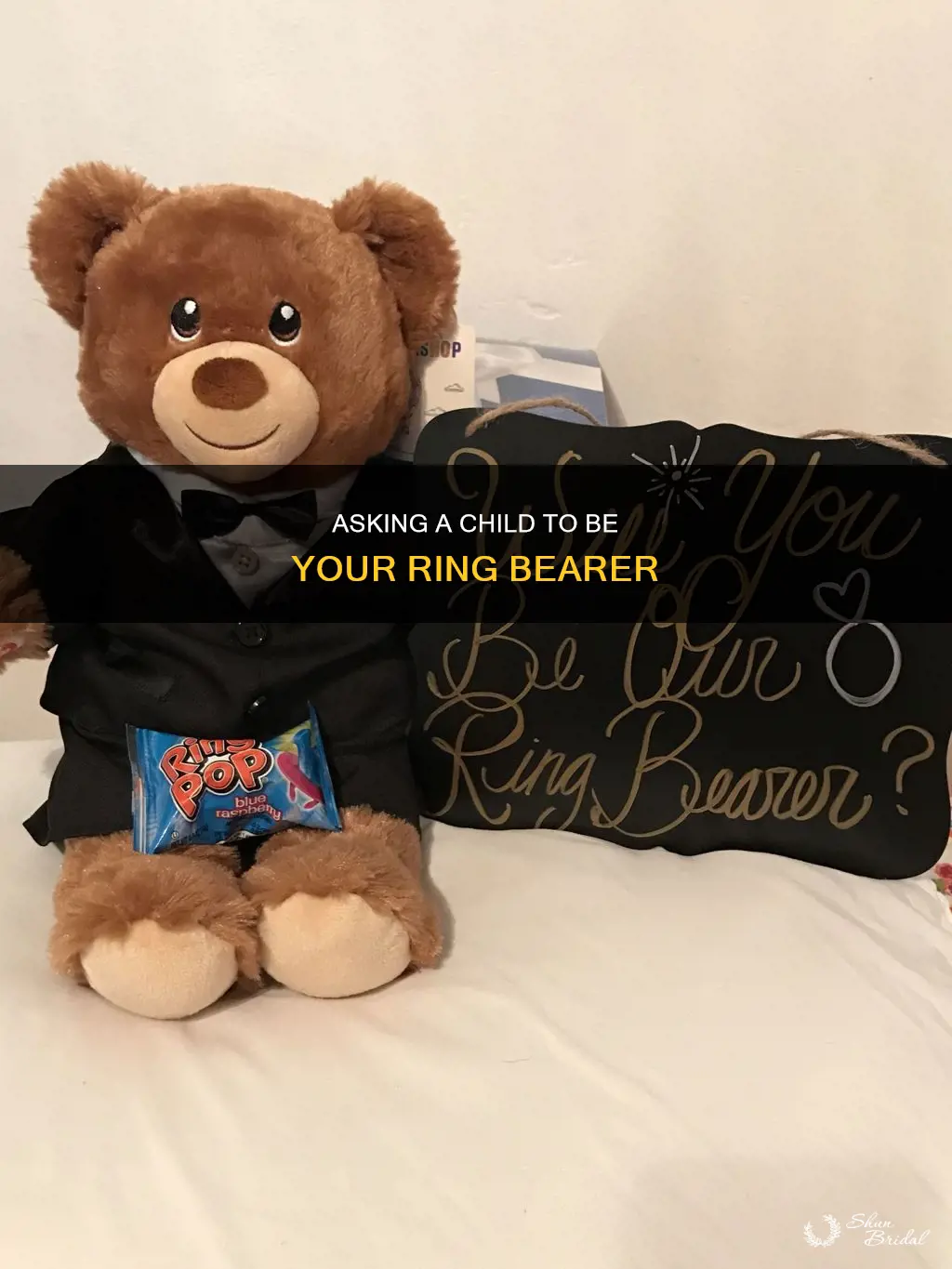 how to ask someone to b a ring bearer