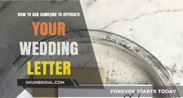 Crafting the Perfect Letter to Ask Someone to Officiate Your Wedding