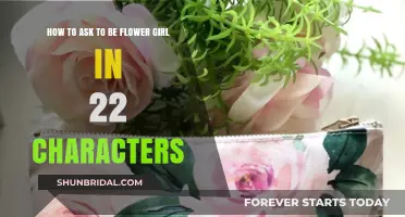 Sweetly Ask to Be a Flower Girl: A Guide