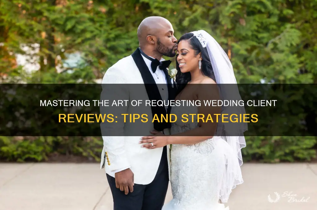 how to ask wedding clients for reviews