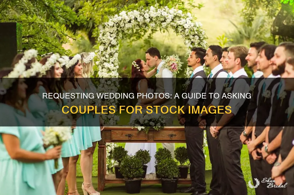 how to ask wedding couple for stock image