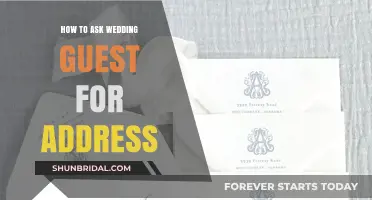 Requesting Wedding Guest Addresses: A Polite Guide