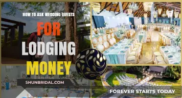 Tactful Ways to Request Lodging Contributions from Wedding Guests