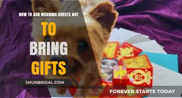 Kindly No Gifts: Gracious Ways to Request Presence Over Presents at Your Wedding