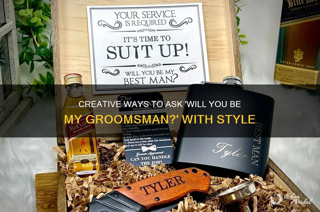 how to ask will you be my groomsman