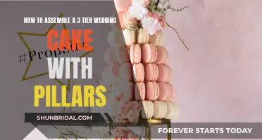 Assembling a Grand Pillar Wedding Cake