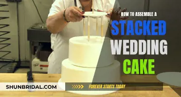 The Art of Stacking: Assembling a Wedding Cake