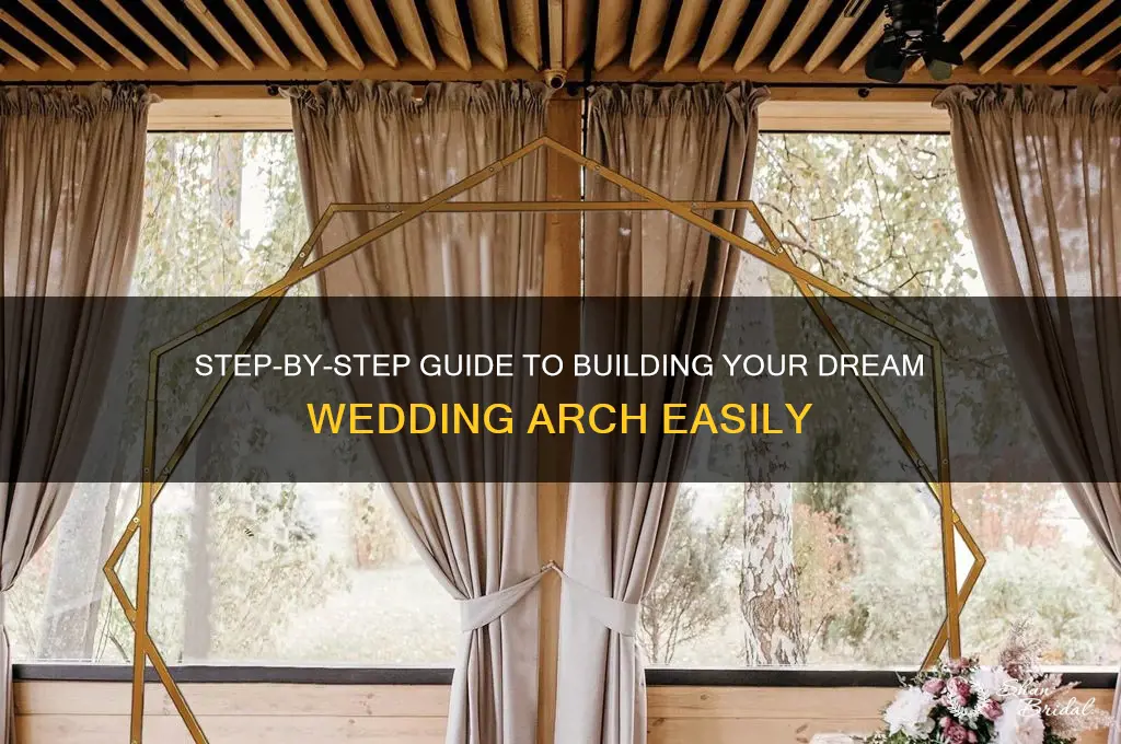 how to assemble a wedding arch
