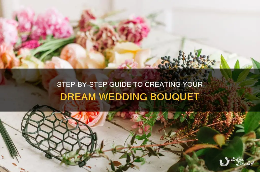 how to assemble a wedding bouquet