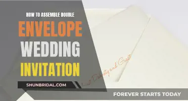 Assembling Double Envelope Wedding Invitations: A Step-by-Step Guide