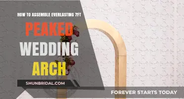 Assembling Your Everlasting 7ft Peaked Wedding Arch: A Step-by-Step Guide