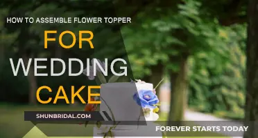 A Guide to Wedding Cake Flower Toppers Assembly