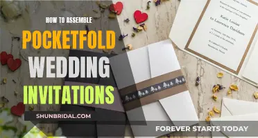 Assembling Pocketfold Wedding Invites: A Step-by-Step Guide