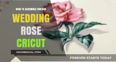 Assembling Vintage Wedding Rose Cricut Creations: A Step-by-Step Guide