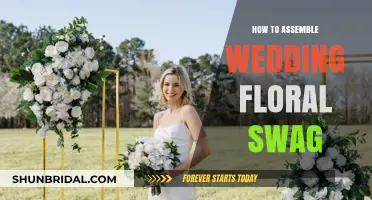 Elegant Wedding Floral Swag Assembly: A Step-by-Step DIY Guide