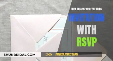 Assembling Wedding Invitations: RSVP Insertion Guide