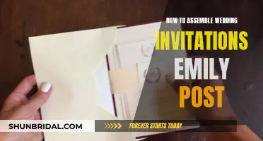 The Ultimate Guide to Assembling Wedding Invitations Like Emily Post