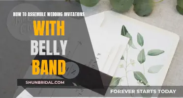 Assembling Wedding Invitations: Belly Bands Step-by-Step