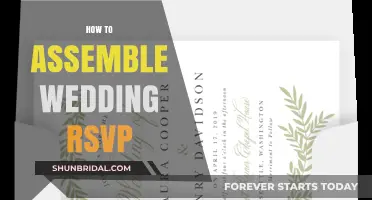 The Perfect Wedding RSVP Assembly Guide