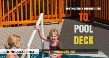 Attaching Wedding Steps to Pool Decks: A Comprehensive DIY Guide