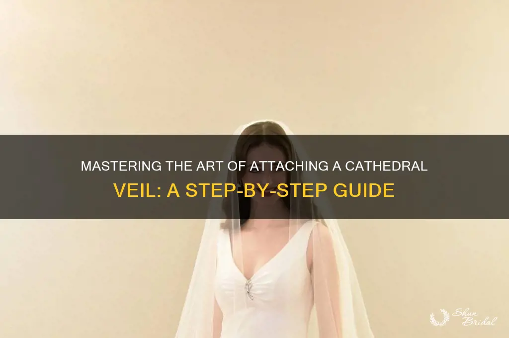 how to attach a cathedral veil