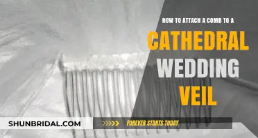 Attaching a Comb to Your Cathedral Veil: A Step-by-Step Guide