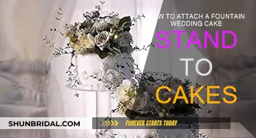 Attaching a Fountain to Your Wedding Cake: A Step-by-Step Guide