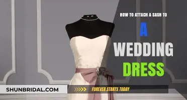Attaching a Sash to Your Wedding Dress: A Step-by-Step Guide