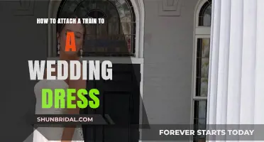 Attaching a Train: Wedding Dress Tricks and Tips