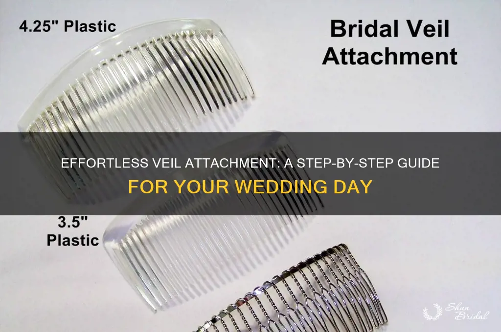 how to attach a wedding veil